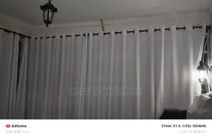 Luxury You Can See, Grey and White Window Curtains