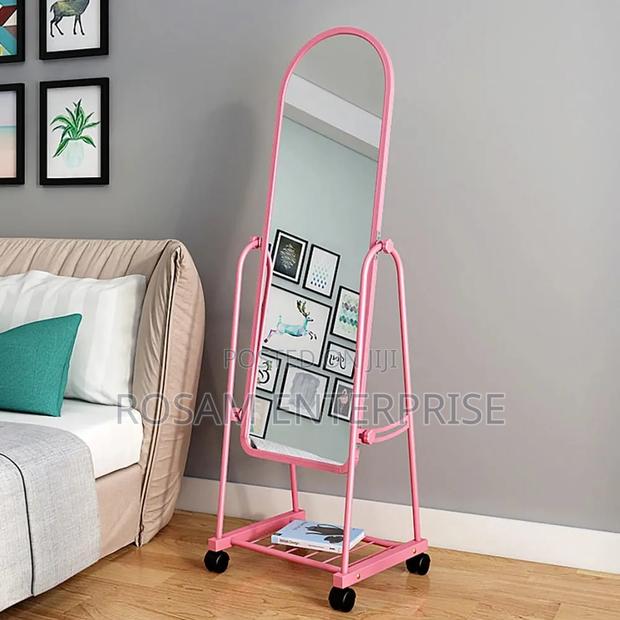 Mirror With Wheels and Shoes Rack - main view