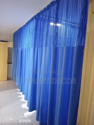 Blue Medical Hospital Curtains