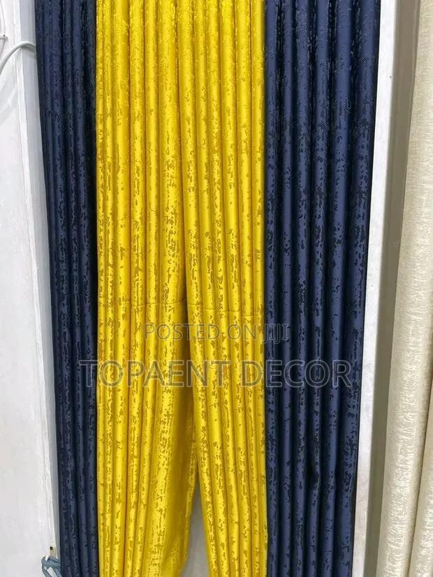 Beautiful Mustard Yellow Mix and Match Curtains