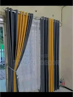 Pure White Window Curtains