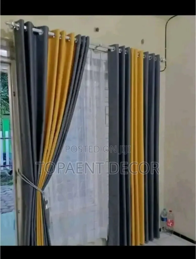 Pure White Window Curtains