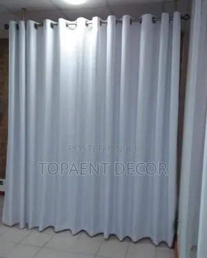 Pure White Window Curtains