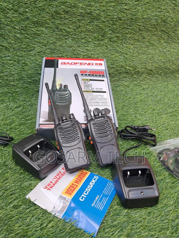 Baofeng 888s Radio Call With Earpiece Upto 5km -2Pieces