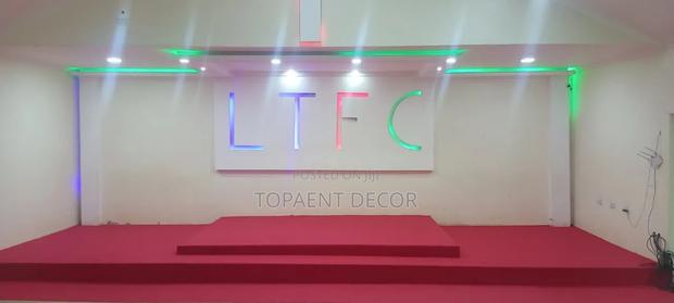 Red Altar Carpets and Installation - main view