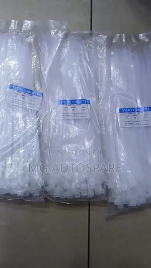 White Cable Tie Wraps 8 × 300 Mm