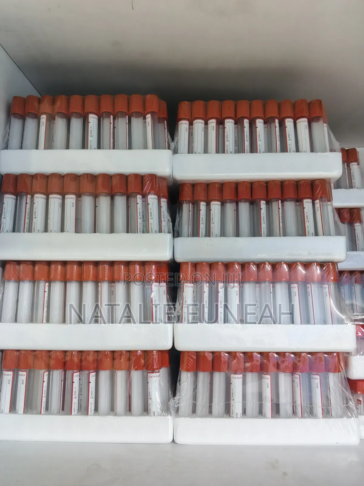 Red Top Vacutainers 100s