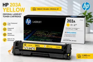 HP 203A Yellow Original LaserJet Toner Cartridge - CF542A