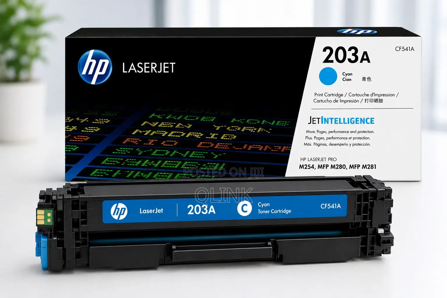 HP 203A Cyan Original LaserJet Toner Cartridge - CF541A