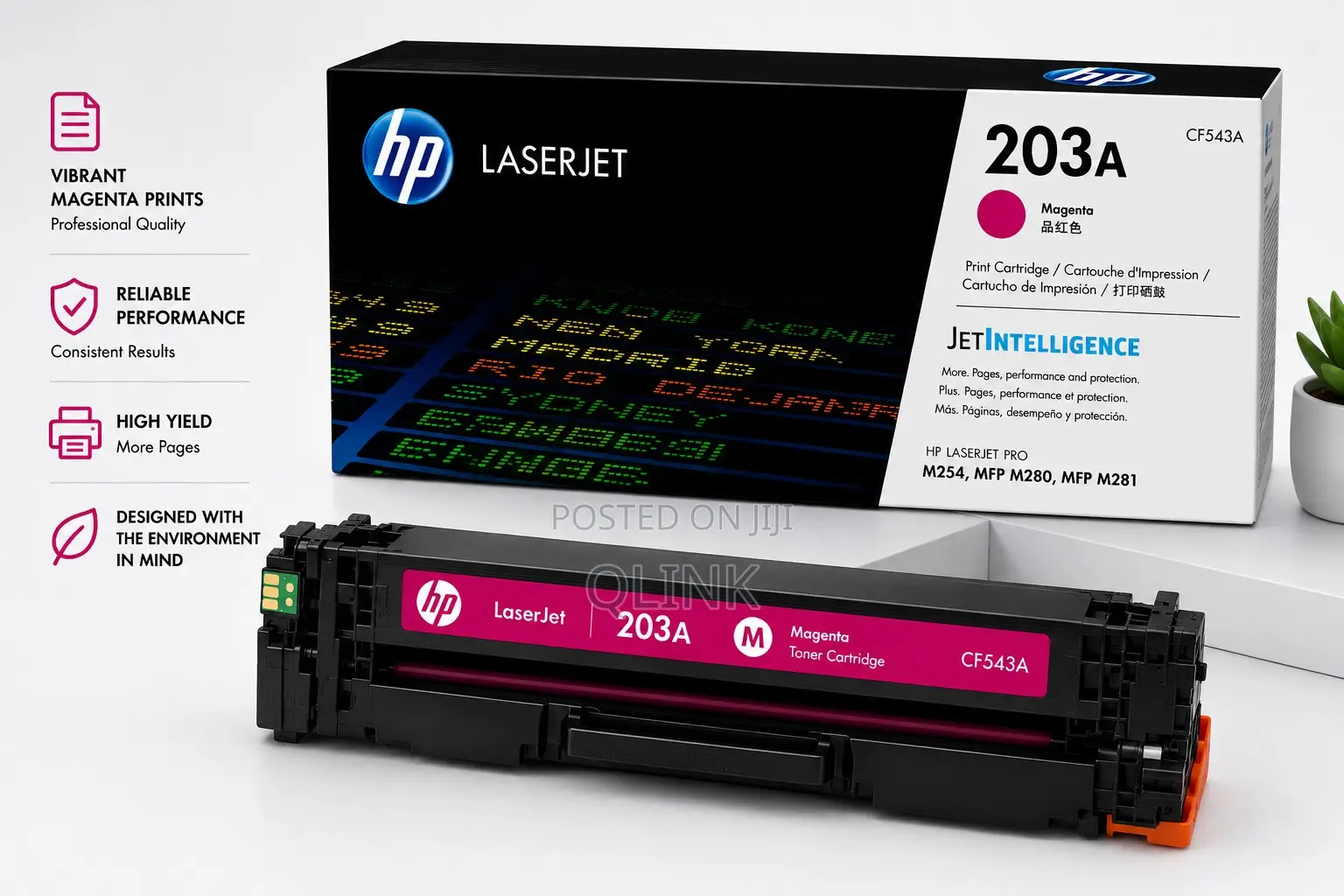 HP 203A Magenta Original LaserJet Toner Cartridge - CF543A