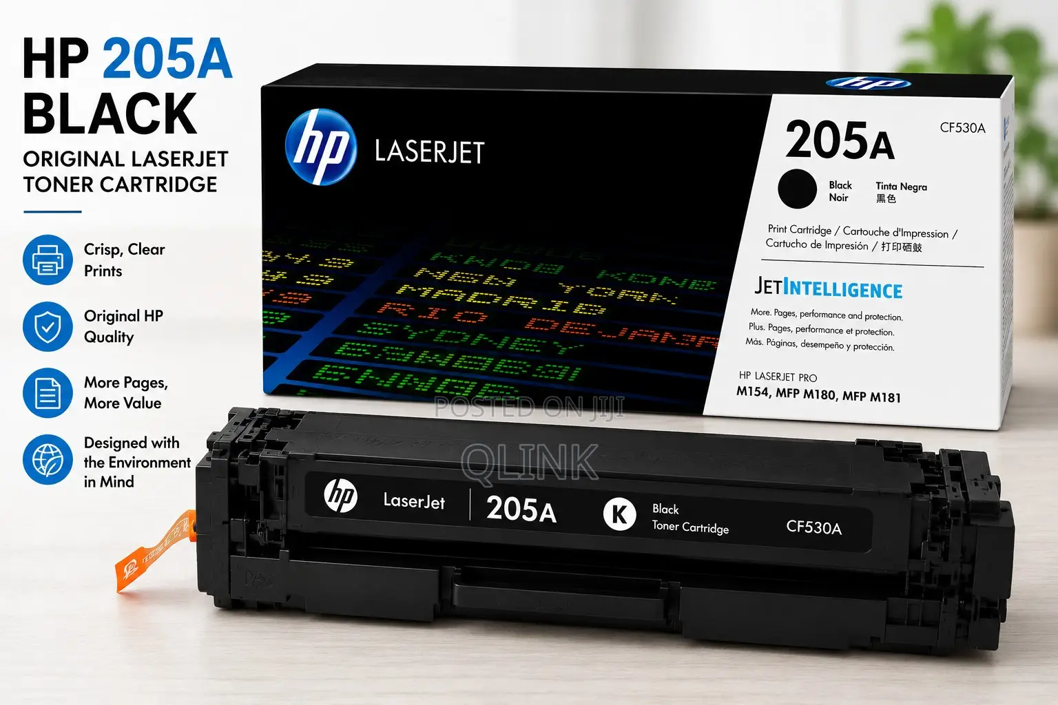 HP 205A Black Original LaserJet Toner Cartridge - CF530A