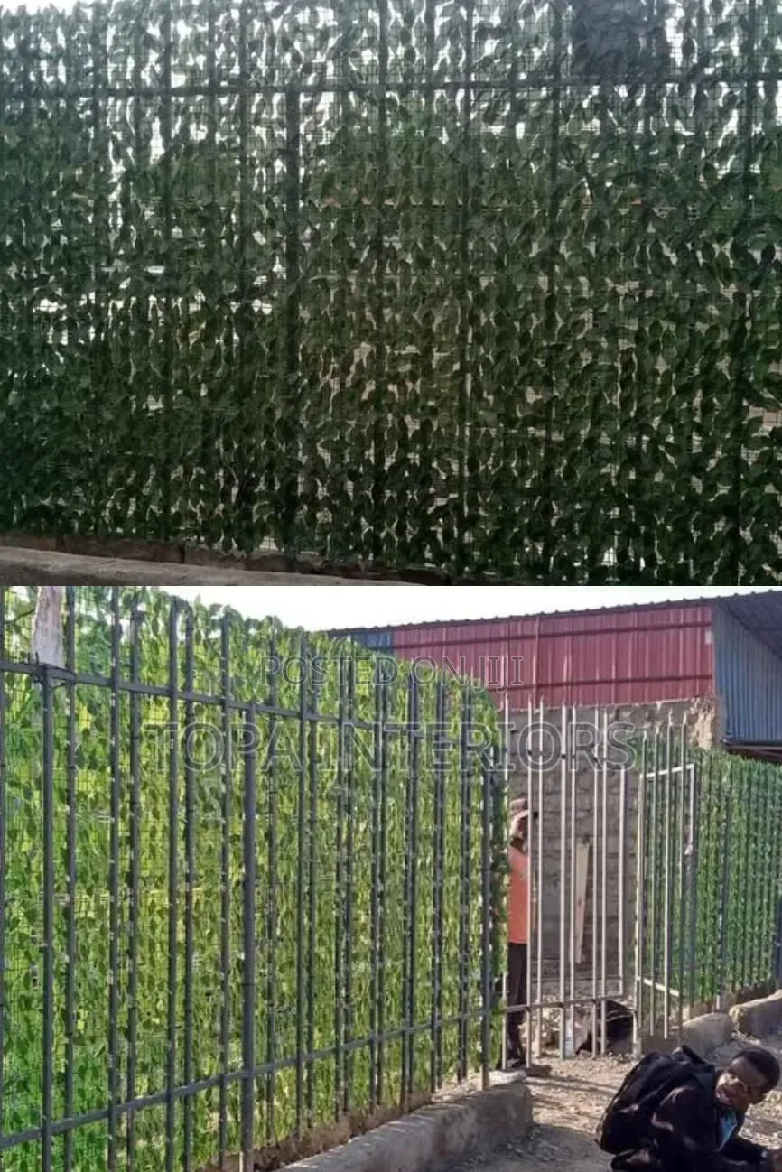 Outdoor Fencing Mesh Artificial Ivy Privacy Fence