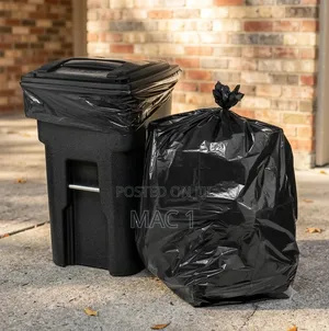 Super Saver Pack of 50 Large Heavy-Duty Trash Bags / Garbage Liners