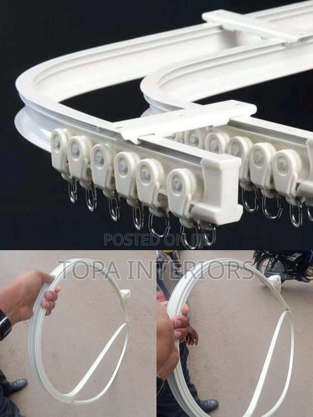 Modern Aluminium Bendable Track Curtain Rail - thumbnail 2
