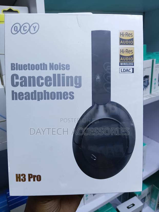 The QCY H3 Pro Wireless Bluetooth Over-Ear Headphones.