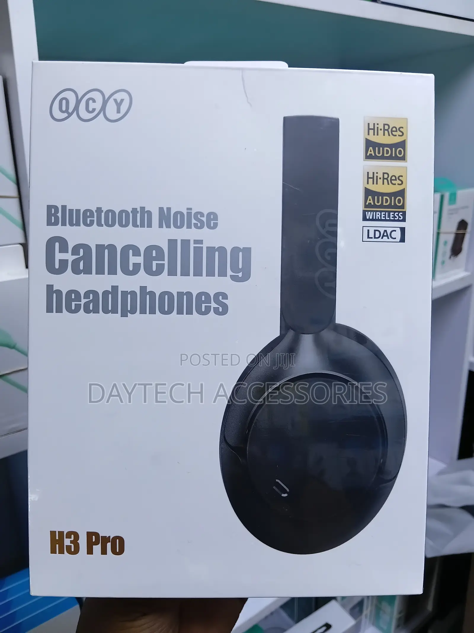The QCY H3 Pro Wireless Bluetooth Over-Ear Headphones.