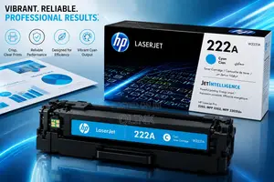 HP 222A Cyan Original LaserJet Toner Cartridge - W2221A