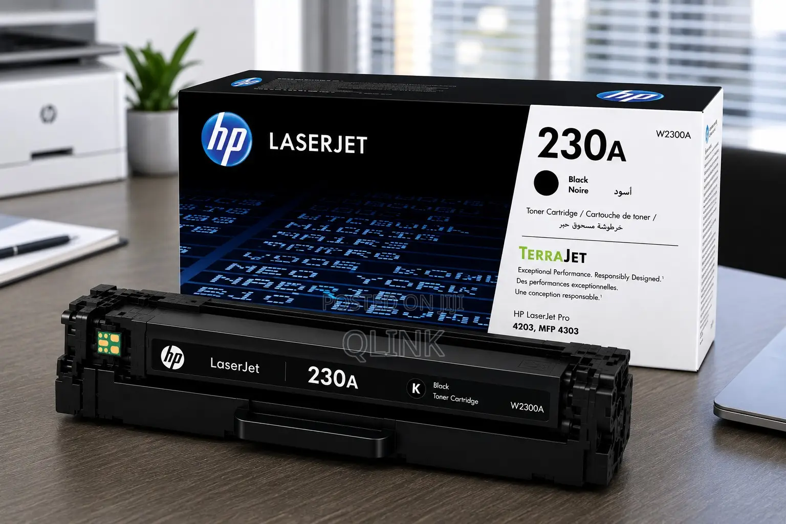HP 230A Black Original LaserJet Toner Cartridge - W2300A