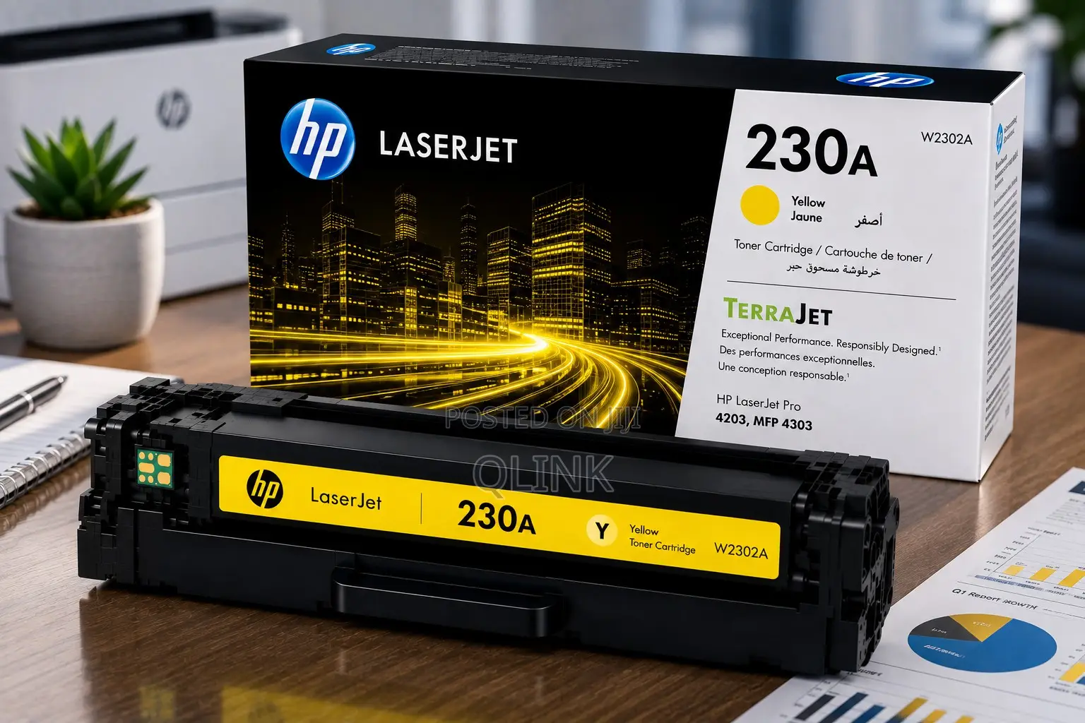 HP 230A Yellow Original LaserJet Toner Cartridge - W2302A