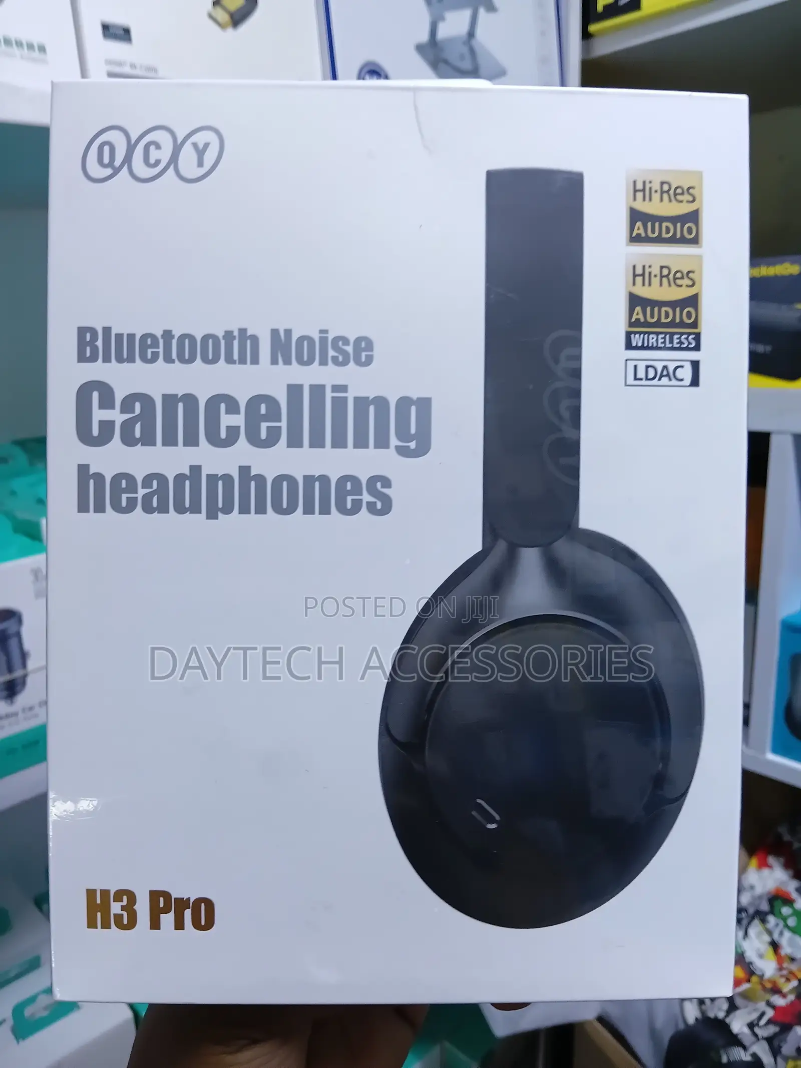 QCY H3 Pro ANC Wireless Headphones – Hi-Res LDAC 50dB ANC.