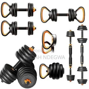 Euromax 50kg 6 in 1 Kettlebell/Barbell