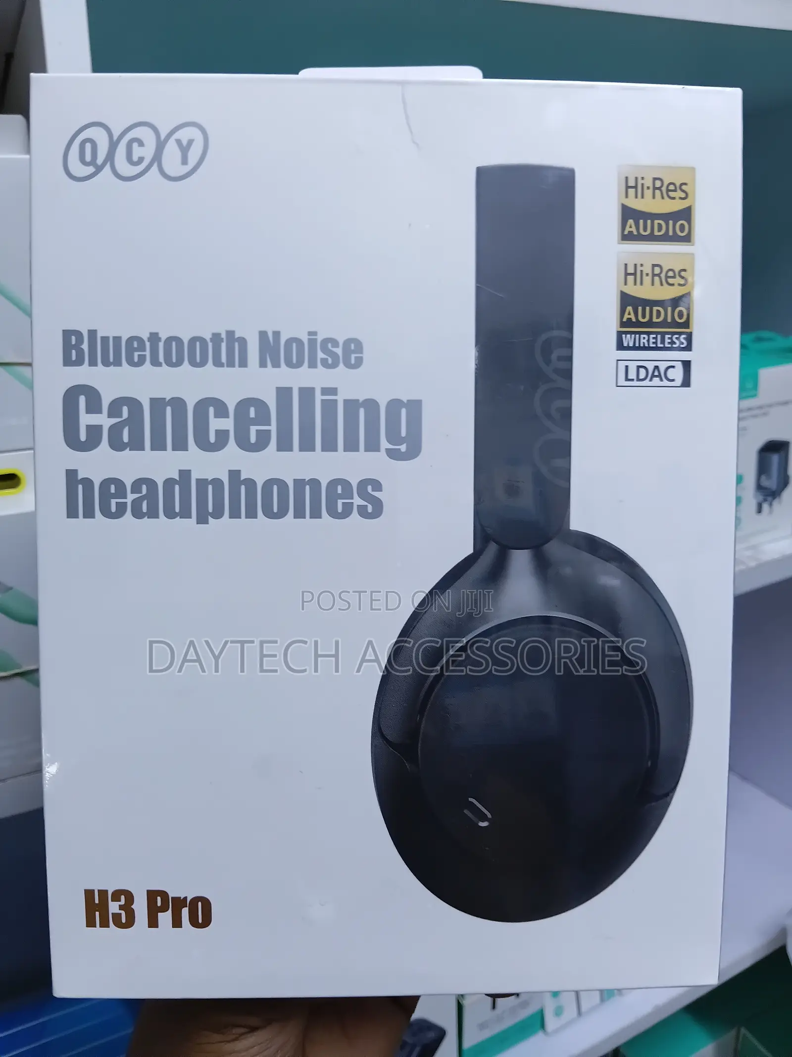 QCY H3 Pro ANC Wireless Headphones – Hi-Res LDAC 50dB ANC.