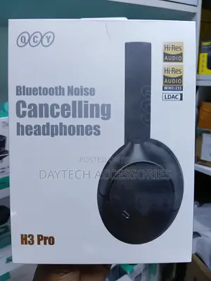QCY H3 Pro ANC Wireless Headphones – Hi-Res LDAC 50dB ANC.