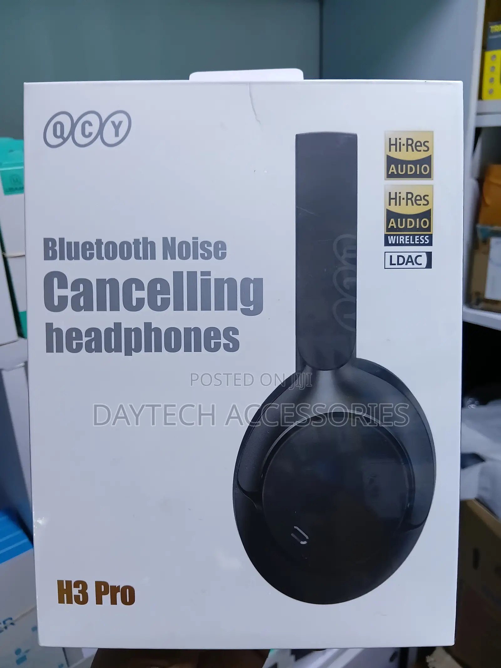 QCY H3 Pro ANC Wireless Headphones – Hi-Res LDAC 50dB ANC.