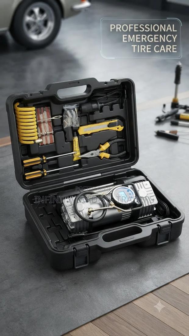 2-Cylinder Portable Air Compressor - thumbnail 2