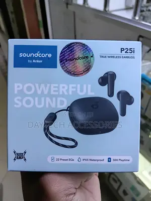 These Are Anker Soundcore Life P25i True Wireless Earbuds.
