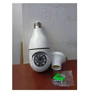 Smart Light Socket CCTV Camera,motion Track Night Vision, 2 Way Audio