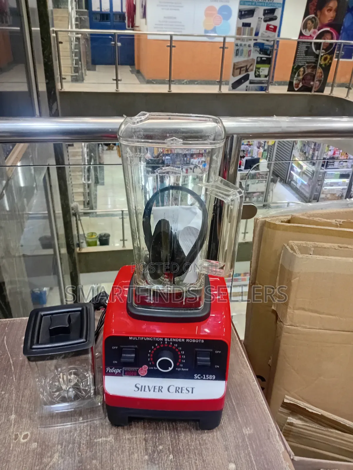 SilverCrest Electric Blender With Stainless Steel Blades