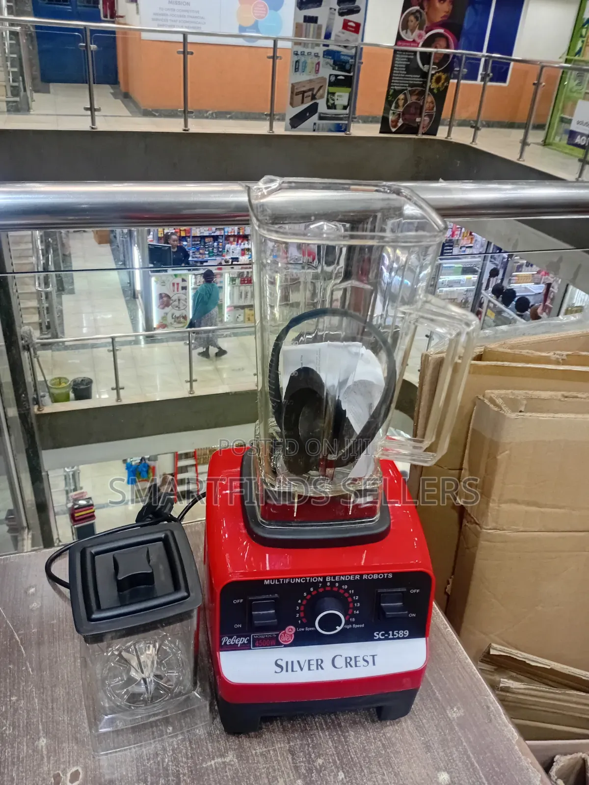 SilverCrest Electric Blender With Stainless Steel Blades