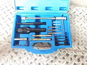 16 Piece Damaged Engine Heater Glow Plug Removal Tool Kit