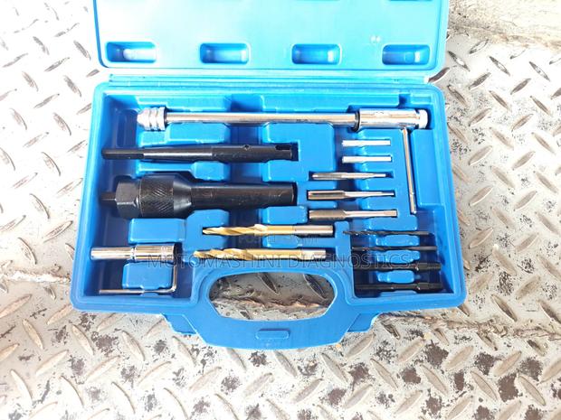 16 Piece Damaged Engine Heater Glow Plug Removal Tool Kit - thumbnail 2
