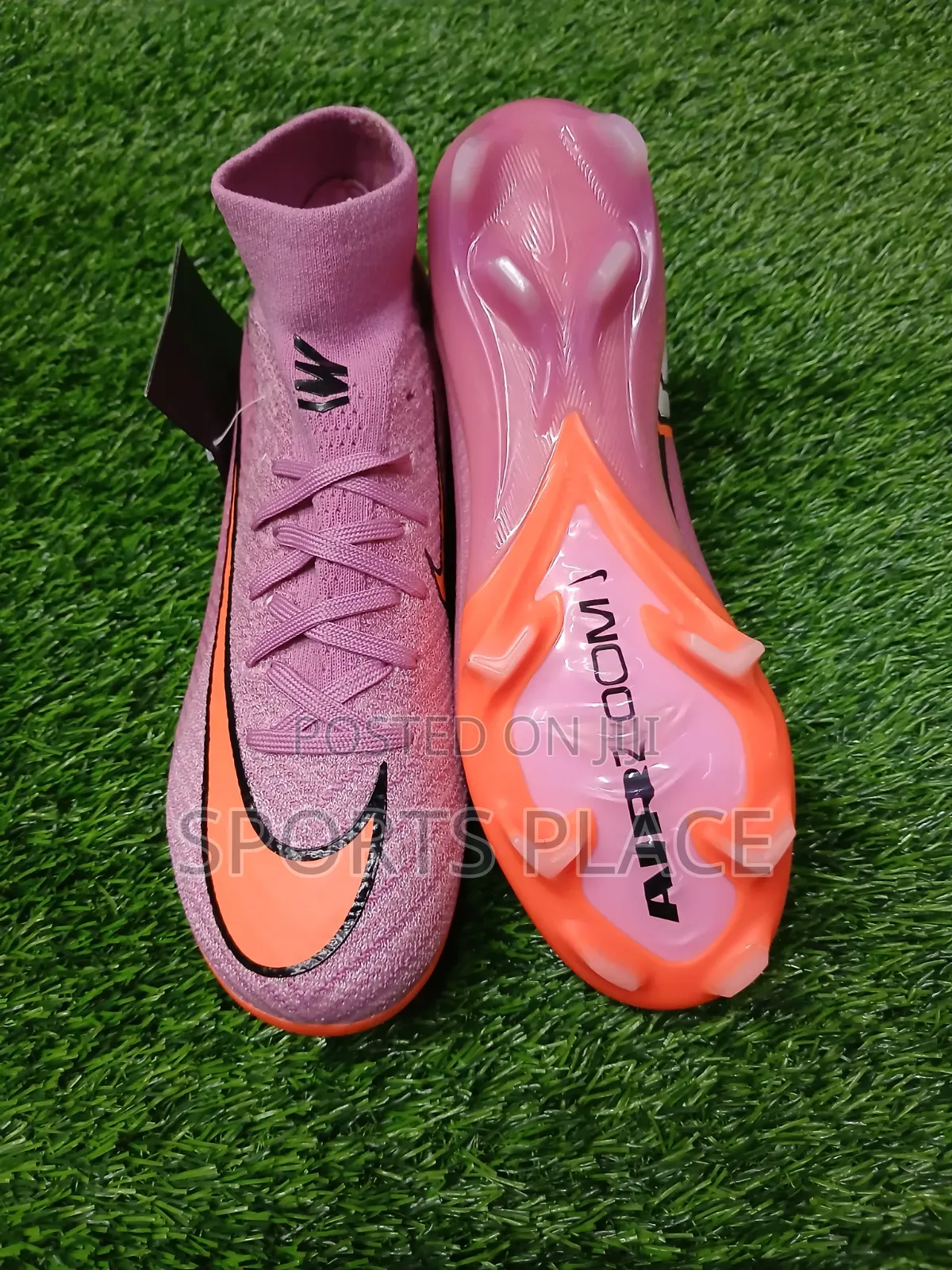 Kids Air Zoom Ankle Football Boots
