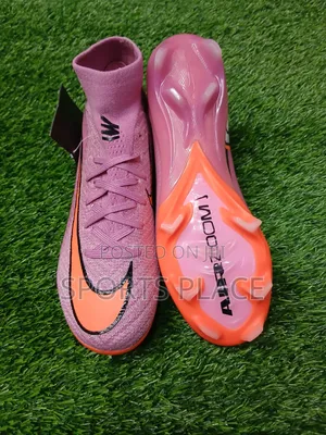 Kids Air Zoom Ankle Football Boots