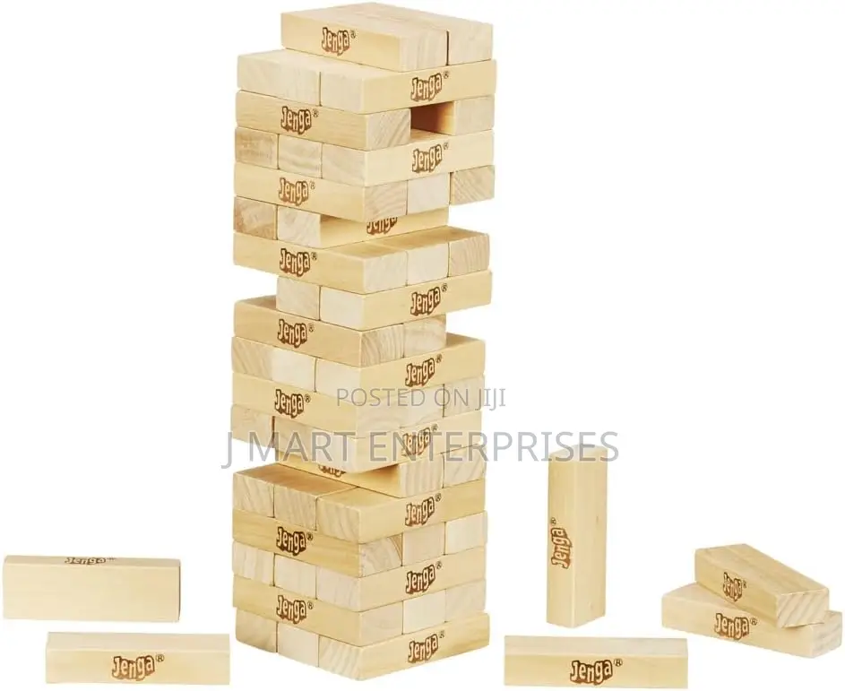Game for Kids Ages 6 and Up Jenga Classic, Children's Game
