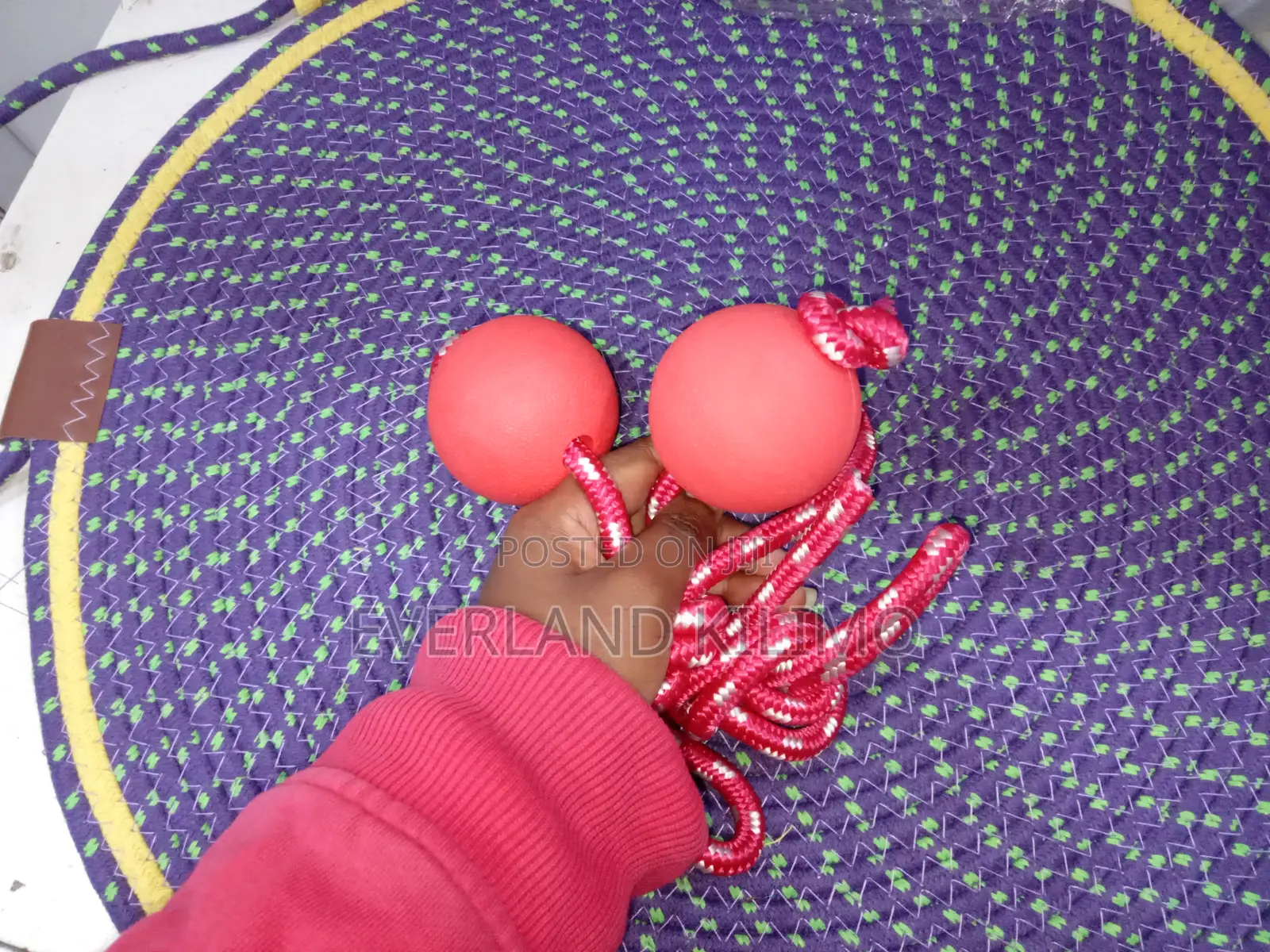 Outdoor Tug Toy Interactive Bite Resistant Dog Rubber Ball