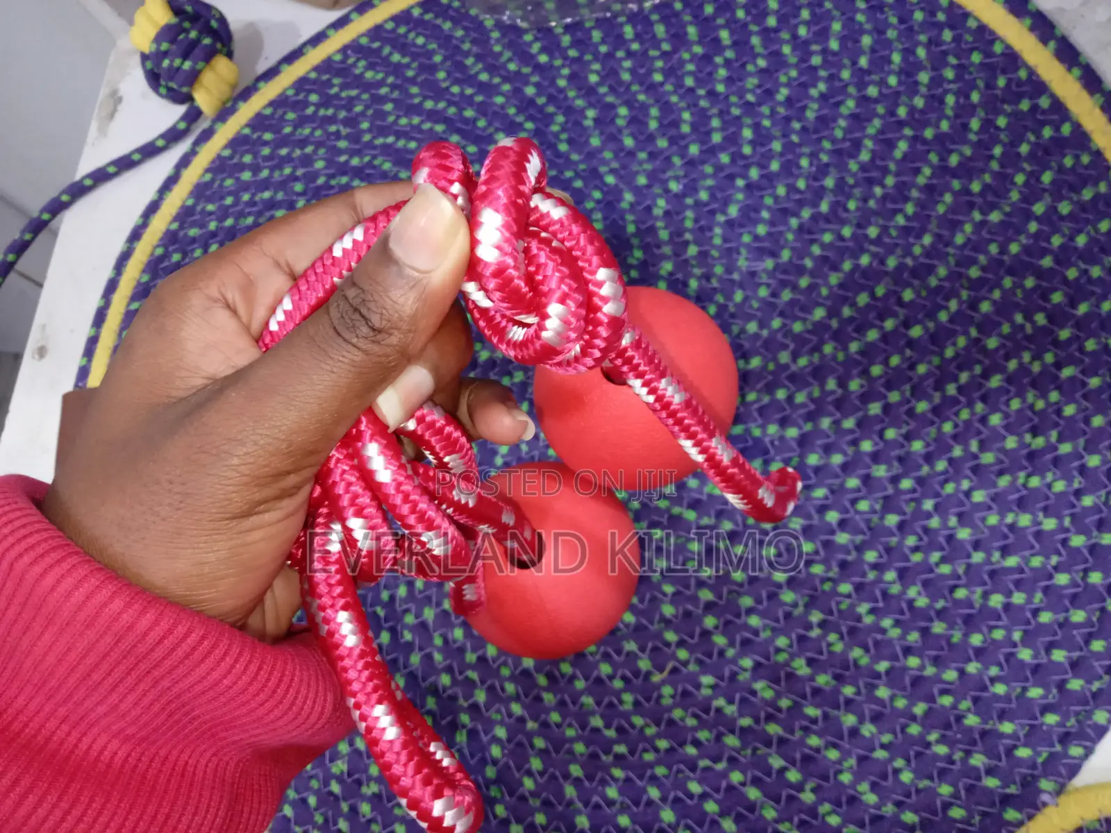 Training Pull Throw Toy Tug Fetch Ball for Dogs