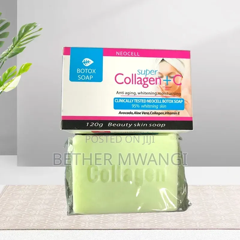 Super Collagen +Vitamin C Brightening Anti Aging Botox Soap