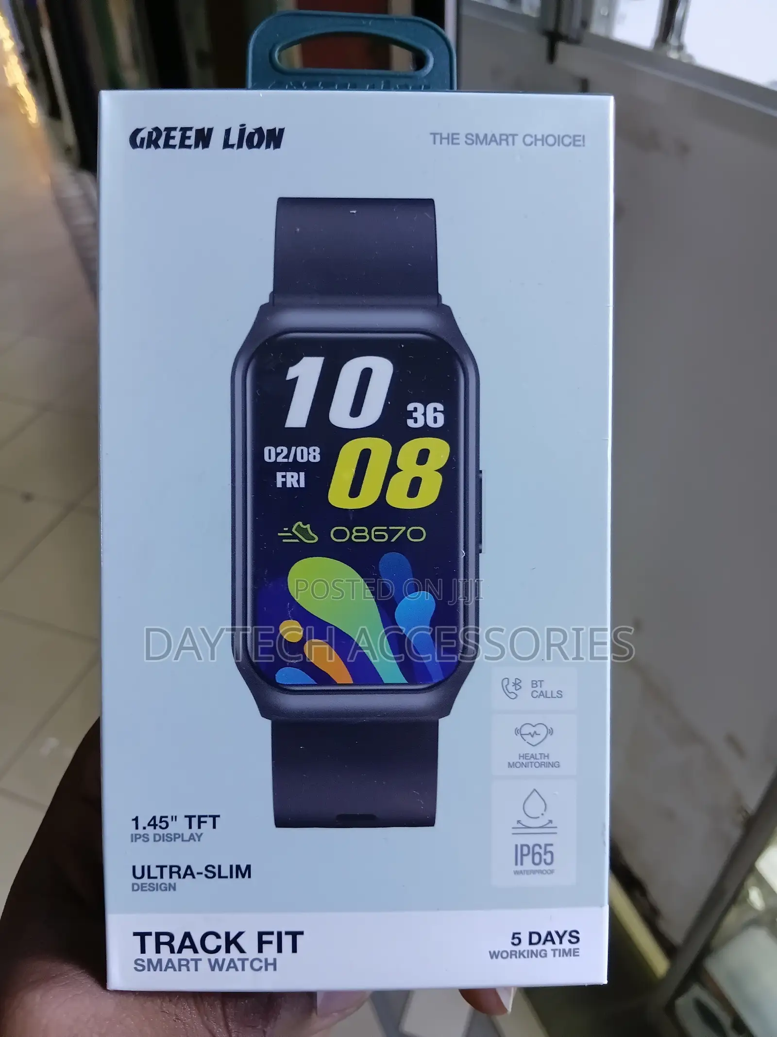 Green Lion Track Fit Smart Watch With 1.45" TFT IPS Display.