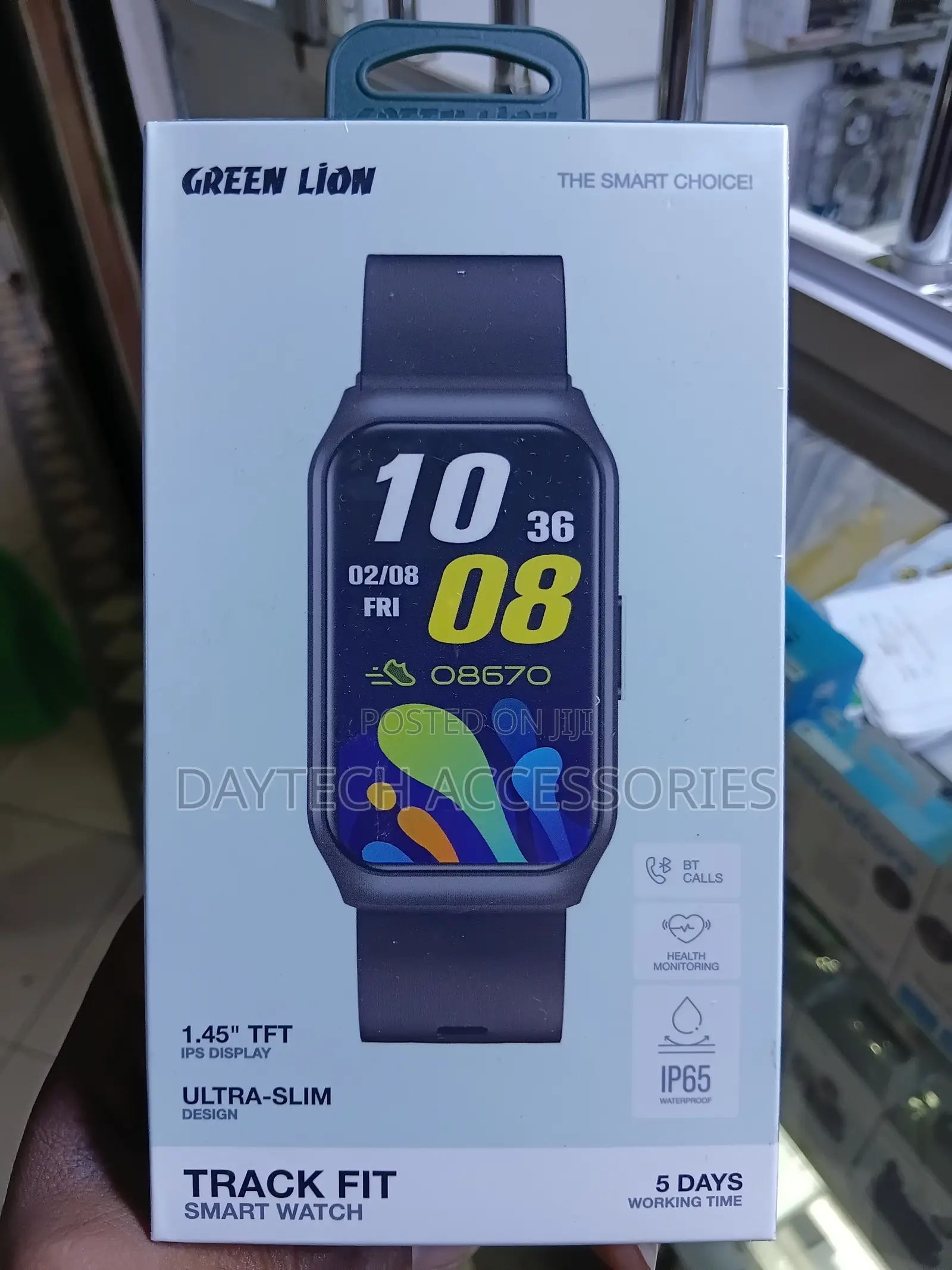 Green Lion Track Fit Smart Watch With 1.45" TFT IPS Display.