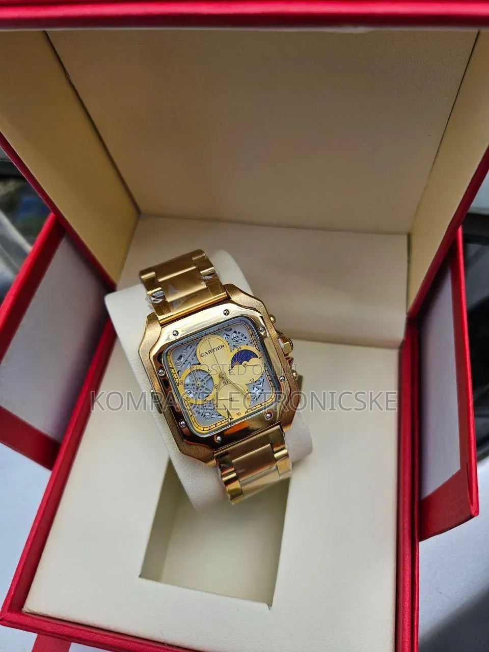Cartier Gent's Chronograph Executive Designer Fashion Watches