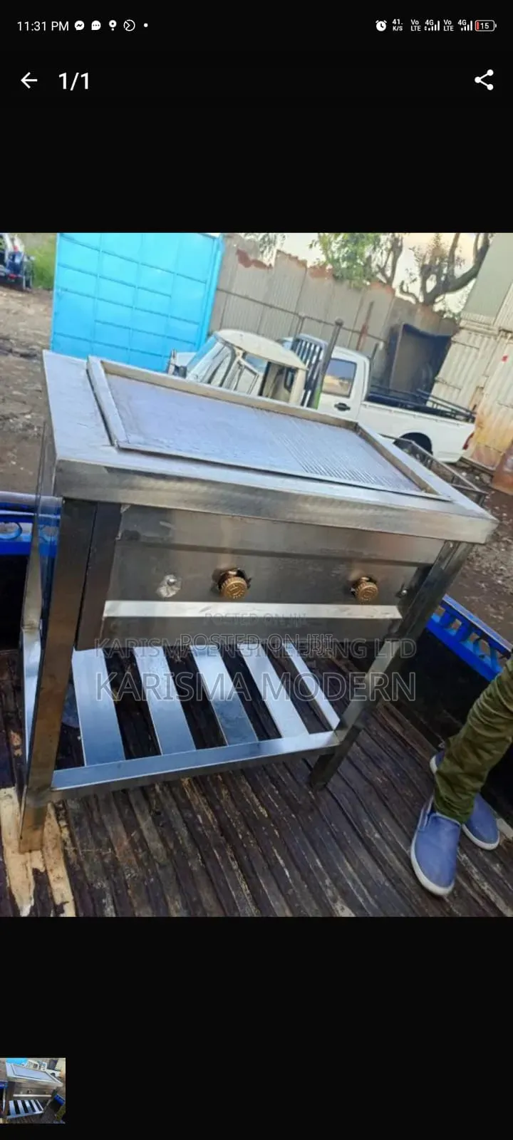 Commercial Stainless Steel Gas Grill