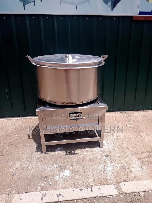 Stainless Steel Cooker and Sufuria - main view