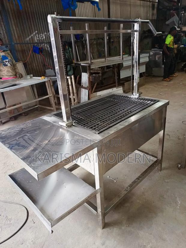 Commercial Stainless Steel Charcoal Barbecue Grill