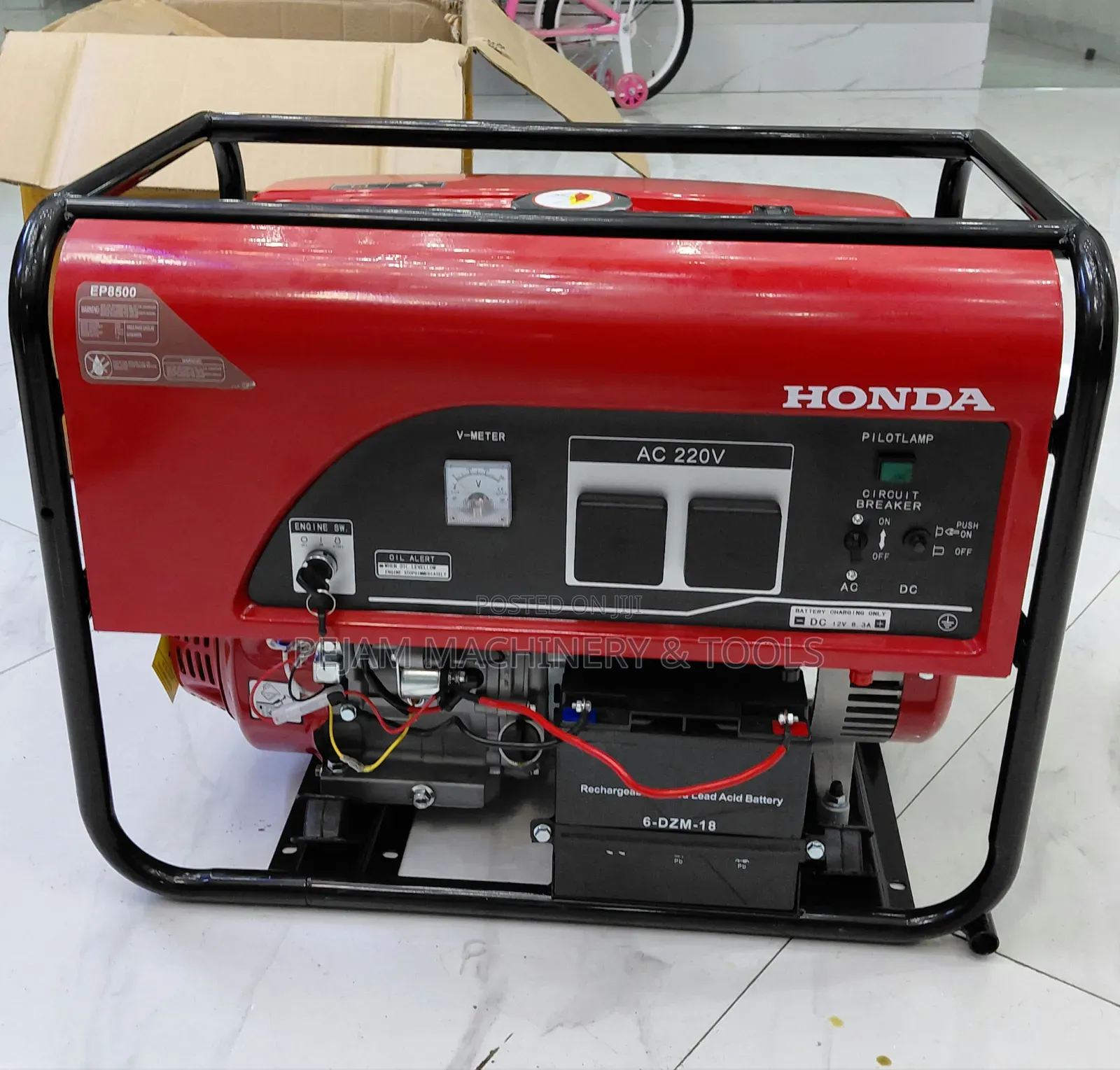Honda EP8500 8kva/8kw Petrol Keystart Generator