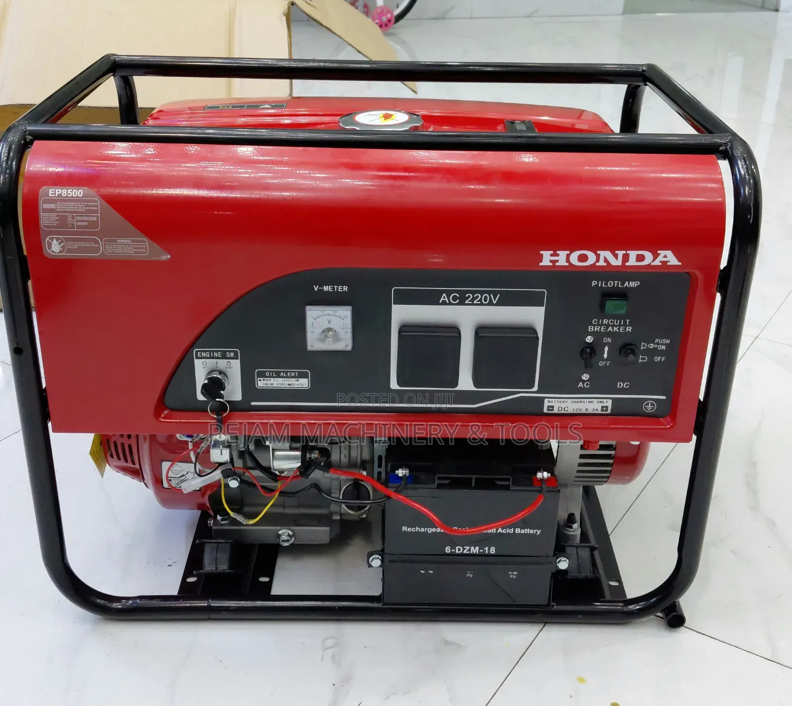 Honda EP8500 8kva/8kw Petrol Keystart Generator