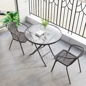 Dining Set; Four Seaters Home Balcony Outdoor Classical Set